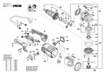 Bosch 3 601 HC2 000 GWS 24-180 Angle Grinder Spare Parts